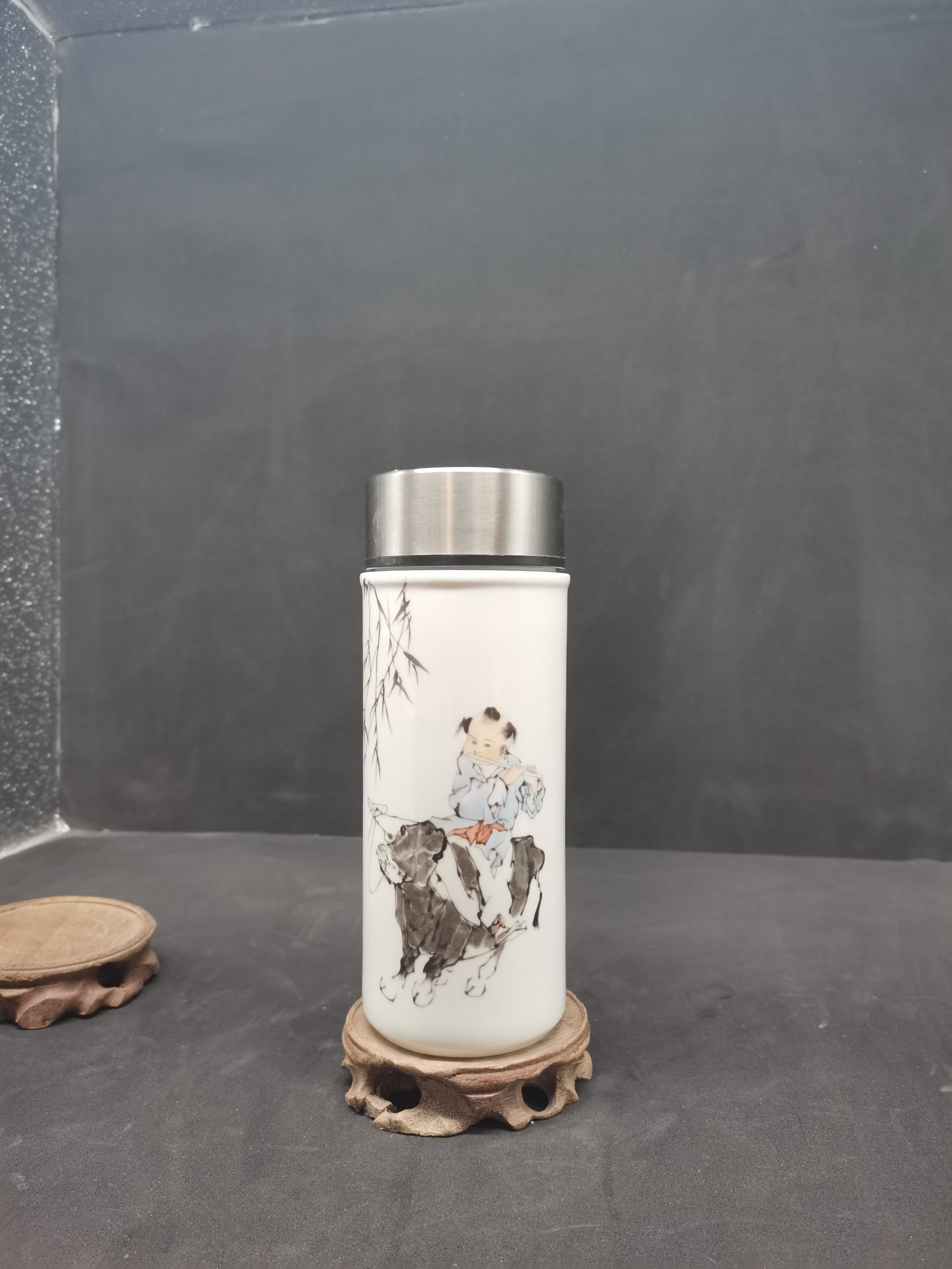 唐山骨质瓷双层保温杯