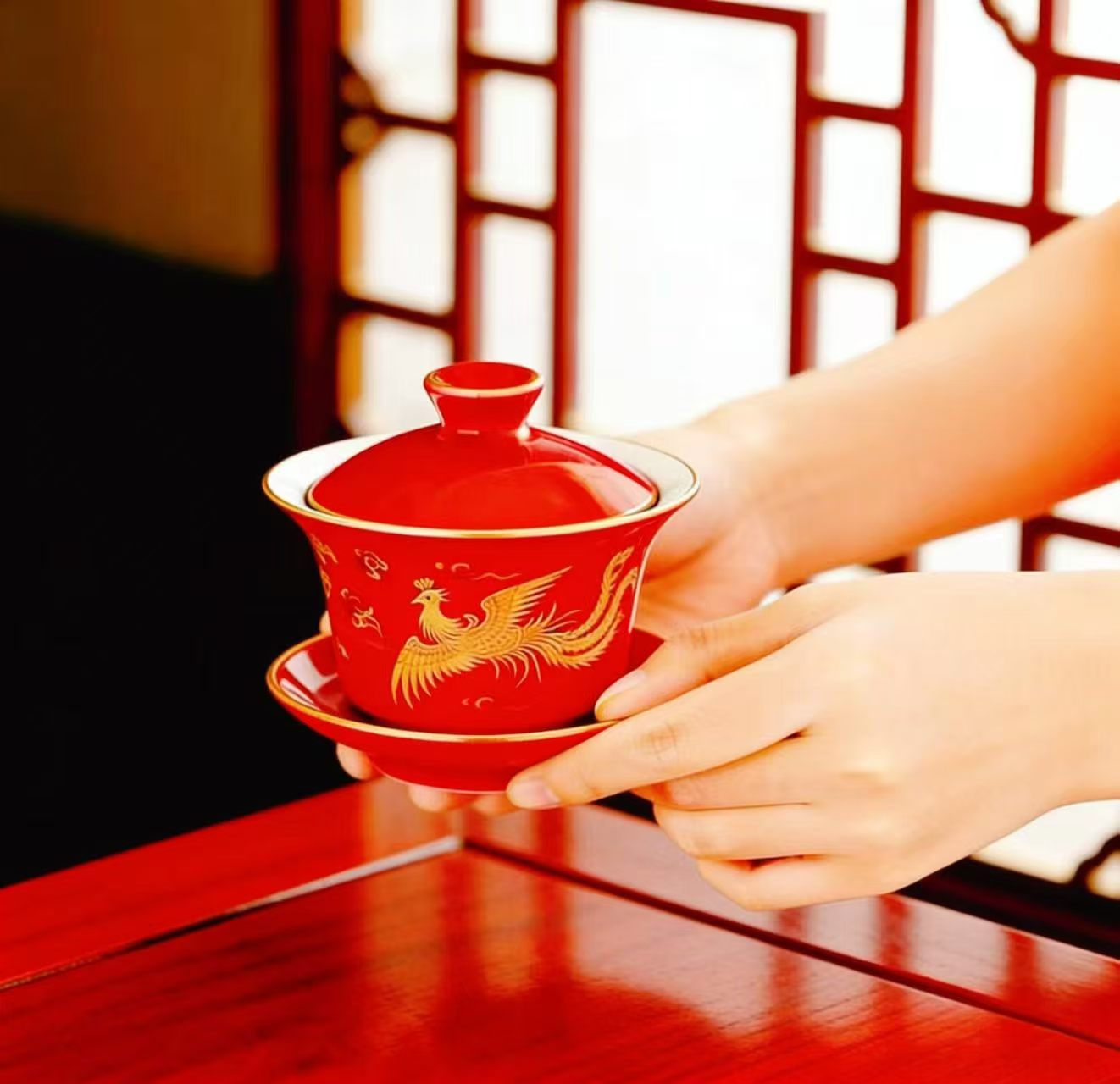 唐山骨瓷婚庆礼品瓷定制，唐山婚庆瓷定制，婚庆礼品瓷定制，唐山骨质瓷批发，中国红，帝王黄唐山陶瓷定制